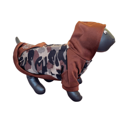 GAP Polera Militar para Mascotas Talla 3 Marrón