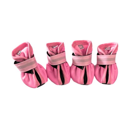 Genérico Zapatos Impermeables Rosado para Mascotas Talla XS