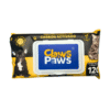 Toallas Humedas Claws & Paws Toallas Húmedas con Carbón Activado y Vitamina E para Mascotas 120UN