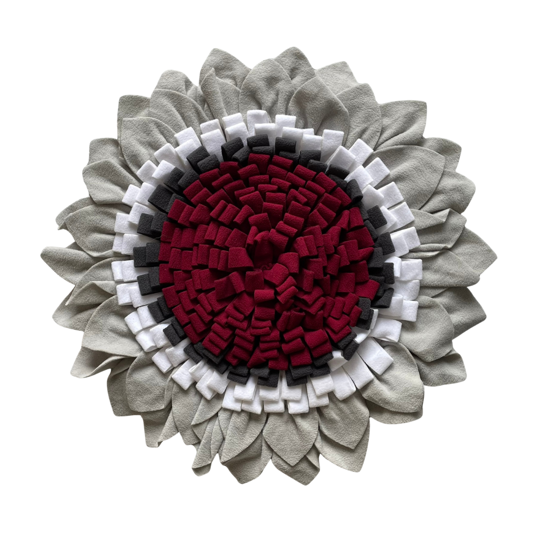 Alfombra Interactiva para Olfatear para Mascotas Flor Ploma 55X55CM