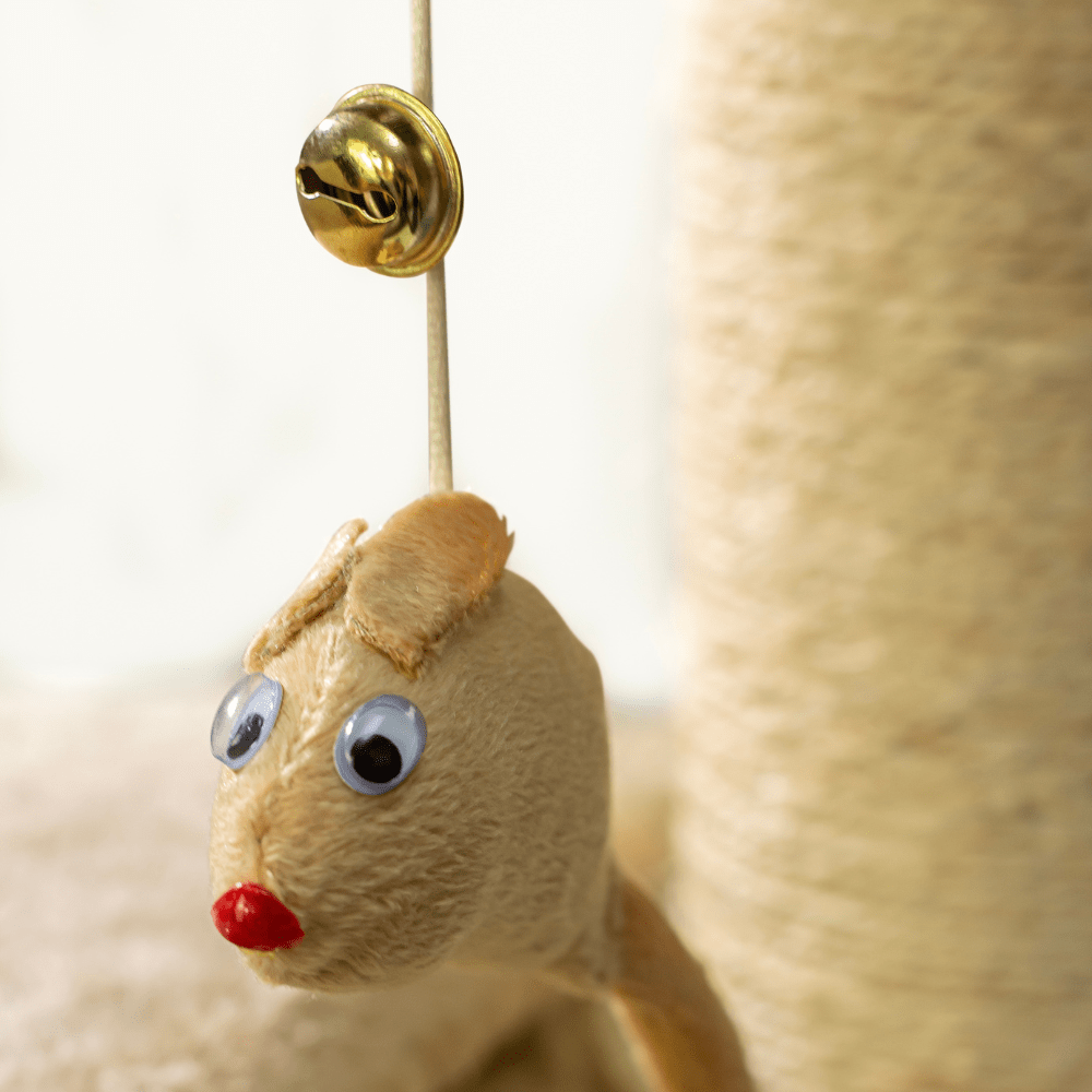 Claws Paws Casa y Rascador Beige Extra Grande para Gatos