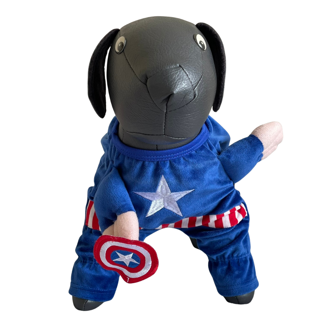 Disfraz Capitan America para Mascotas
