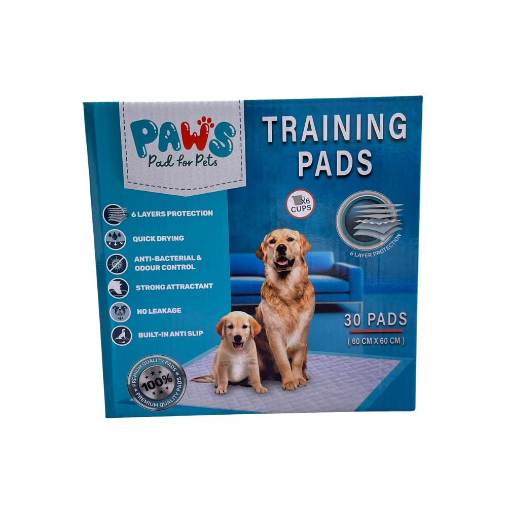 Paws Pañales de Piso 60 X 60 CM para Perros 30 UN