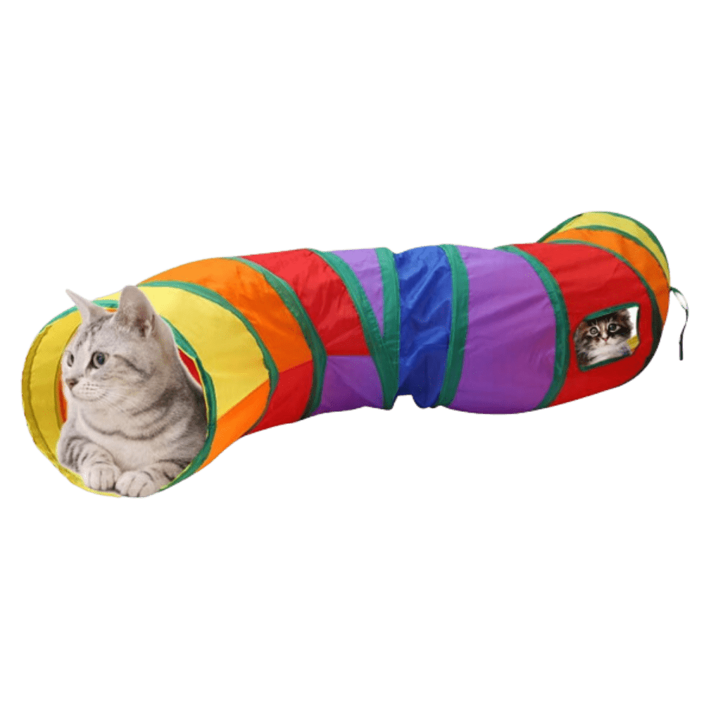 Juguete Túnel de Colores para Gatos