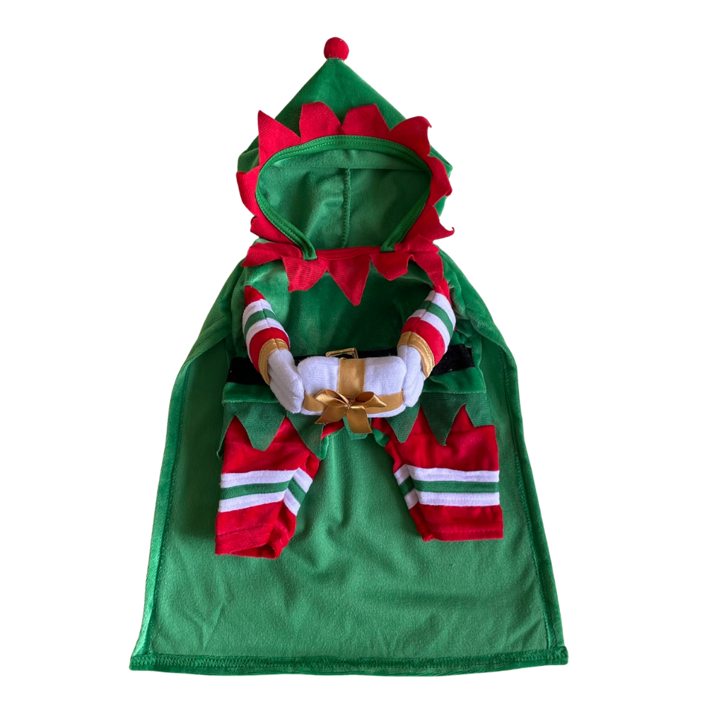 prenda de navidad duende para perros