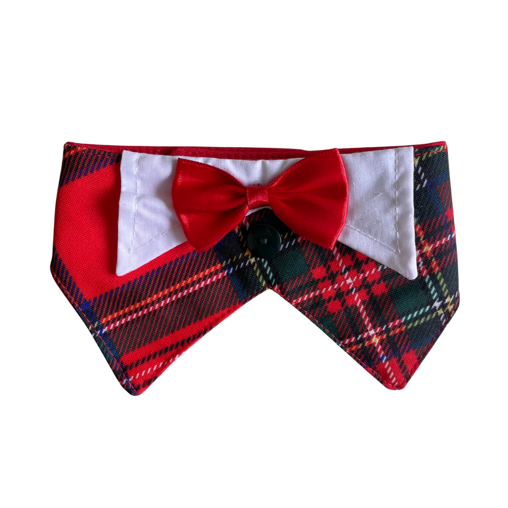Bandana de Navidad Escocesa para Perros