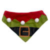 Bandana de Navidad Duendecillo con Relieve para Mascotas bandana de navidad para mascotas