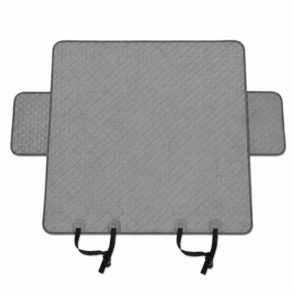 Cobertor para Asiento de Auto 103 x 183 cm Gris _ Protección Mascotas