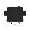 Cobertor para Asiento de Auto 135 x 145 cm Negro Protección Mascotas (3)