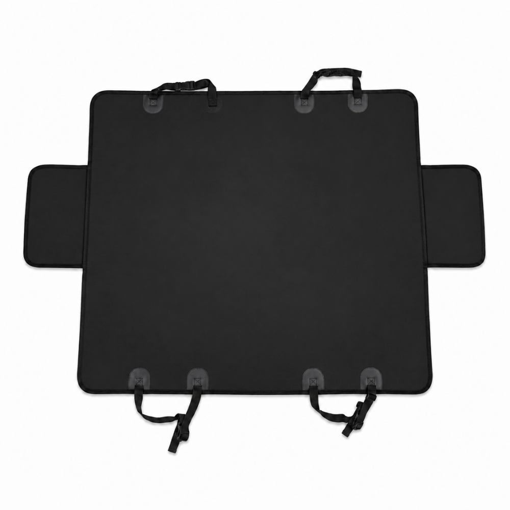 Cobertor para Asiento de Auto 135 x 145 cm Negro _ Protección Mascotas (2)