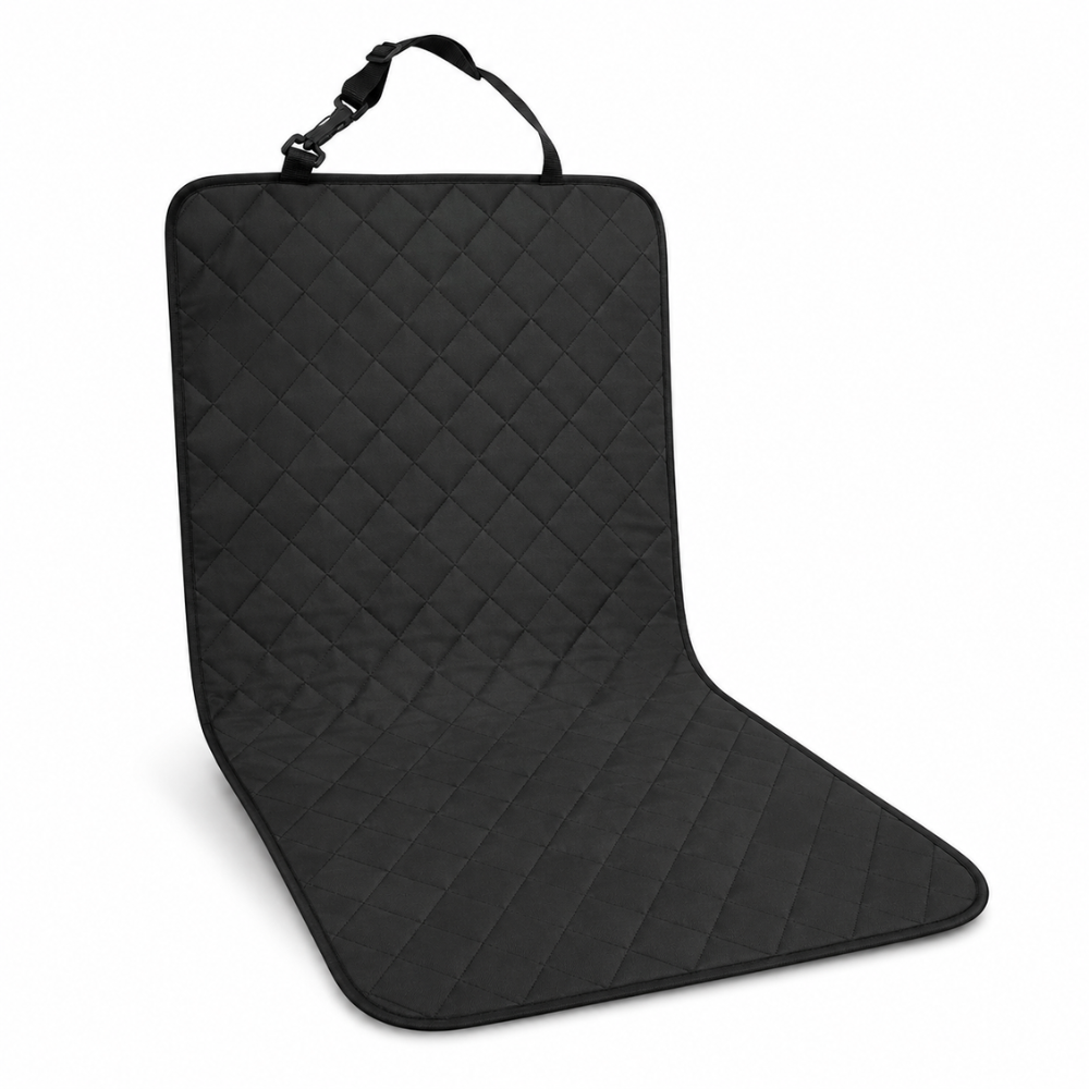 Cobertor para Asiento delantero de Auto Negro _ Protección Mascotas Protector Delantero para Mascotas