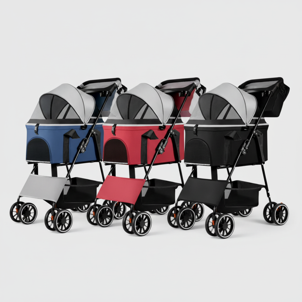 coche plegable para mascotas