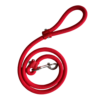 Correa de Nylon Resistente Gruesa Rojo 1.2 mts para Perros (3)