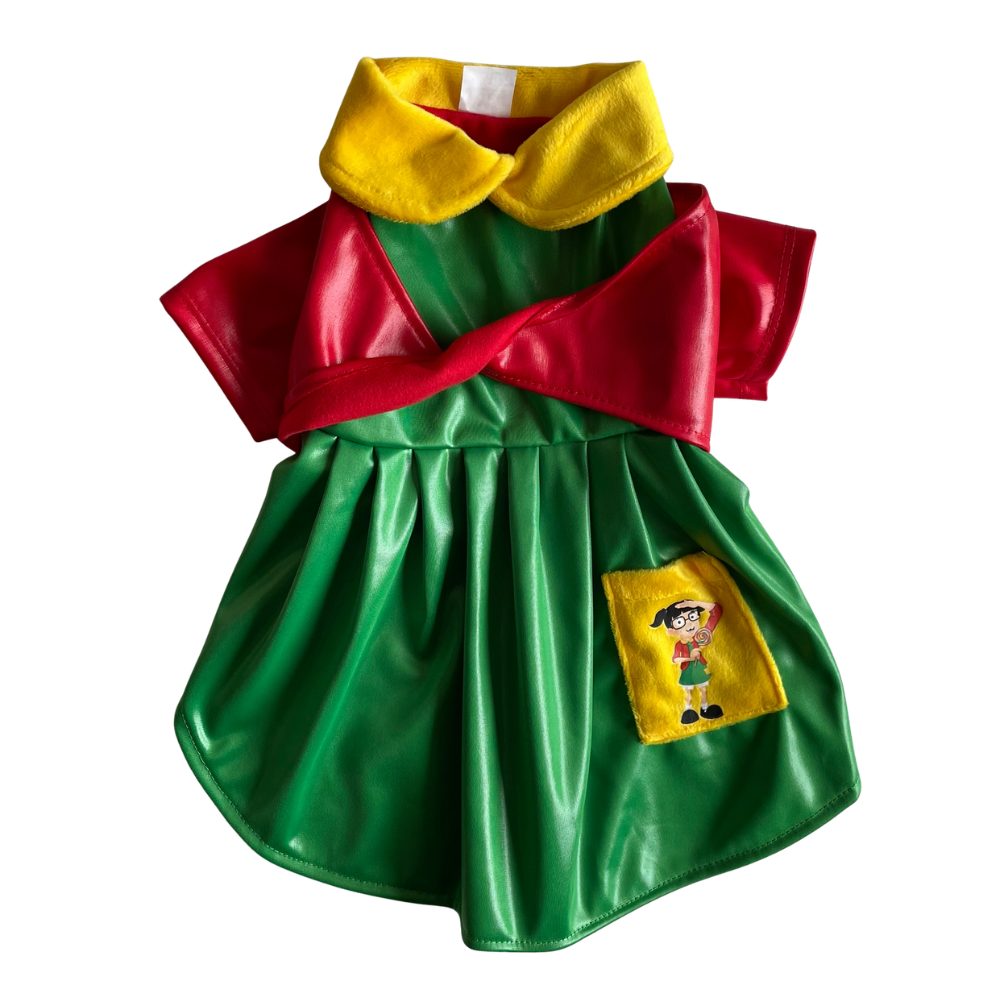 Disfraz Chilindrina para Mascotas - Imagen 1
