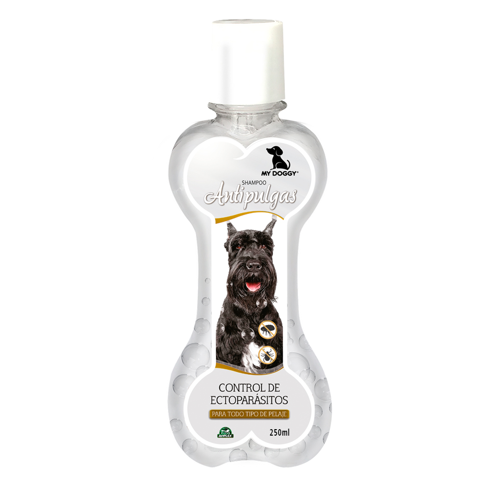 shampoo antipulgas para mascotas 250ml