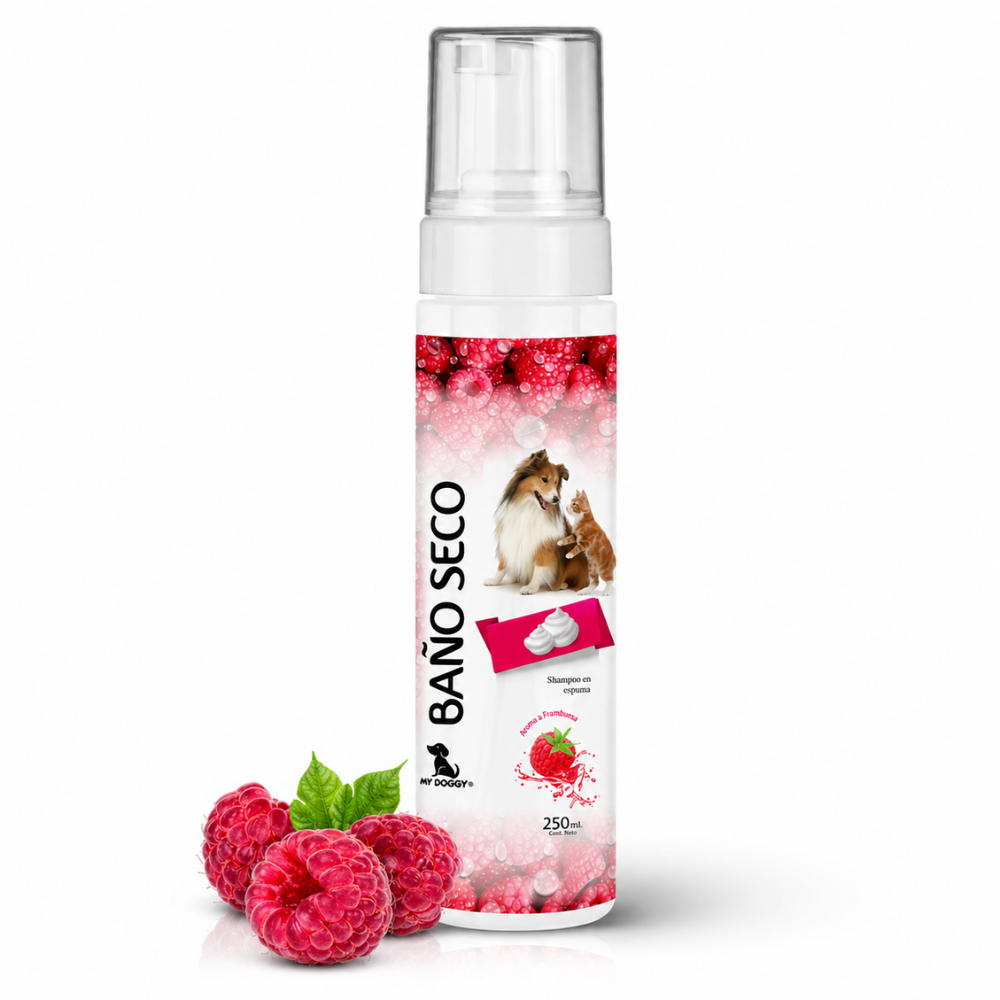 My Doggy Shampoo de Baño en Seco con Aroma Fresa para Mascotas 250ML Shampoo en seco mascotas fresa 250 ml