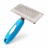 Nunbell Peine Cepillo Rasqueta Pequeña Azul para Mascotas (2)