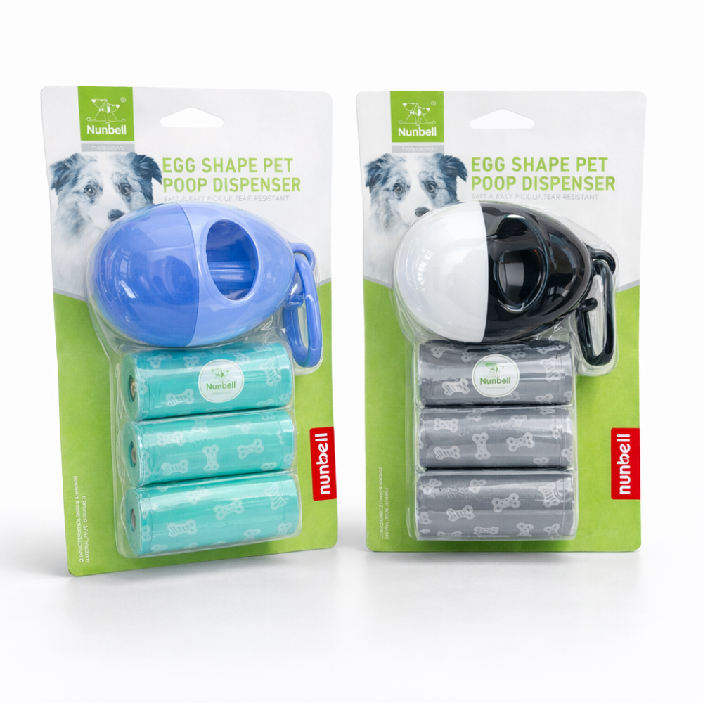 Nunbell portabolsas mascotas 3 rollos