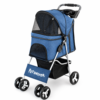 Pet Driver Coche 4 Ruedas Para Mascotas Azul