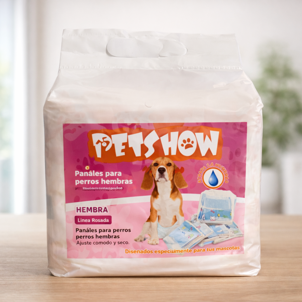 Pet Show Pack 10 Pañales para Mascotas pañales para mascotas pack 10