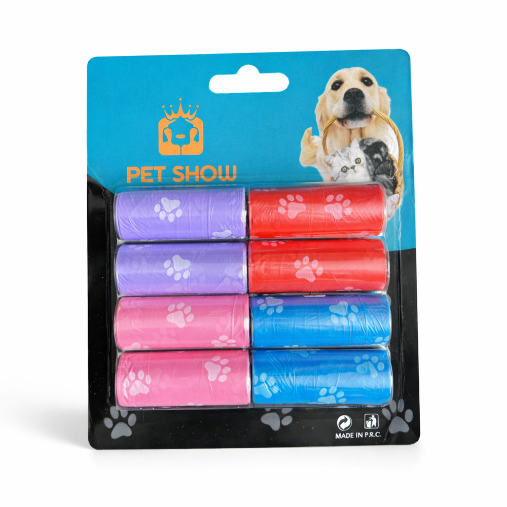 Pet Show bolsas sanitarias mascotas 8 rollos
