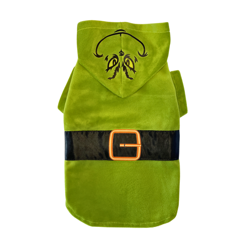 polo de navidad grinch para mascotas