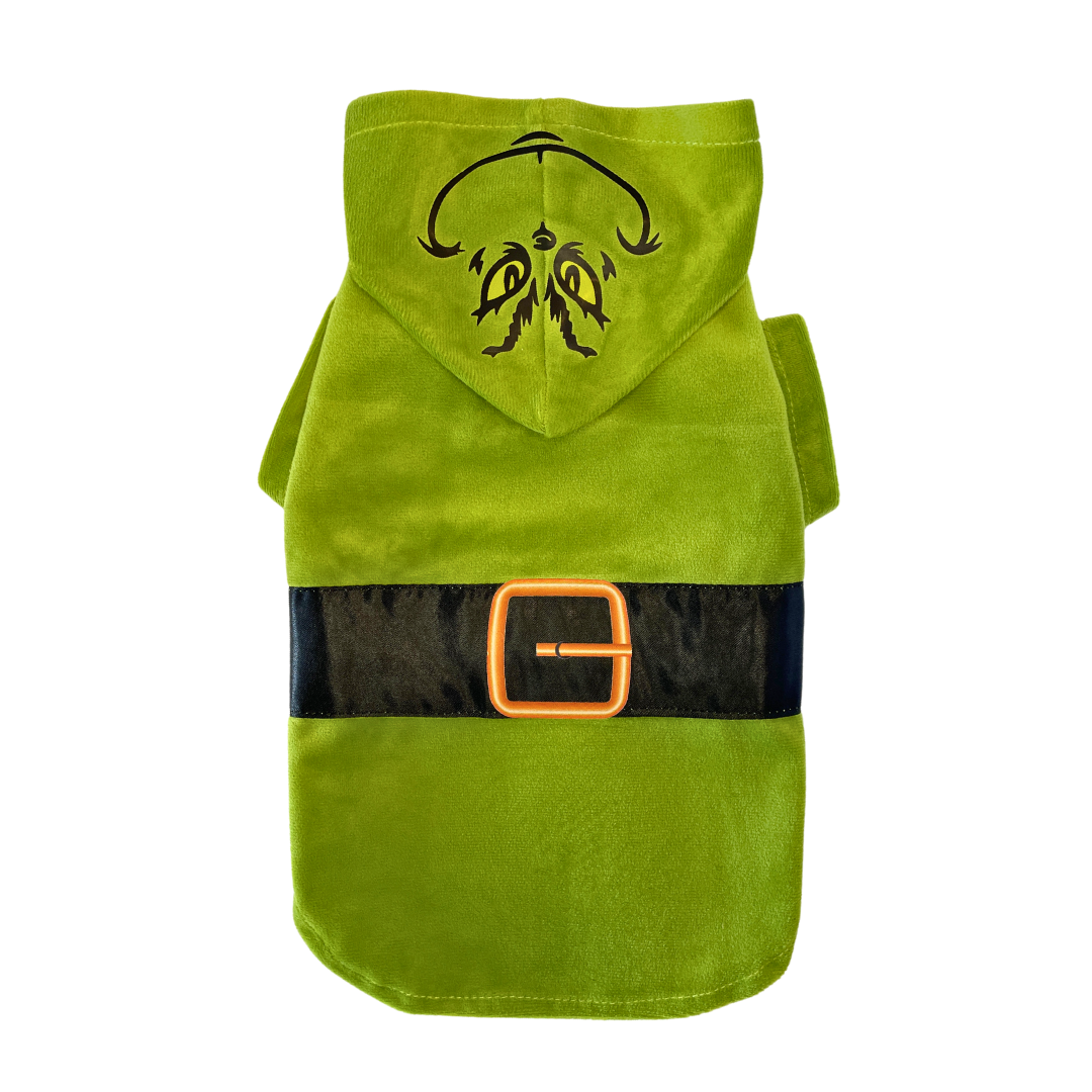 polo de navidad grinch para mascotas