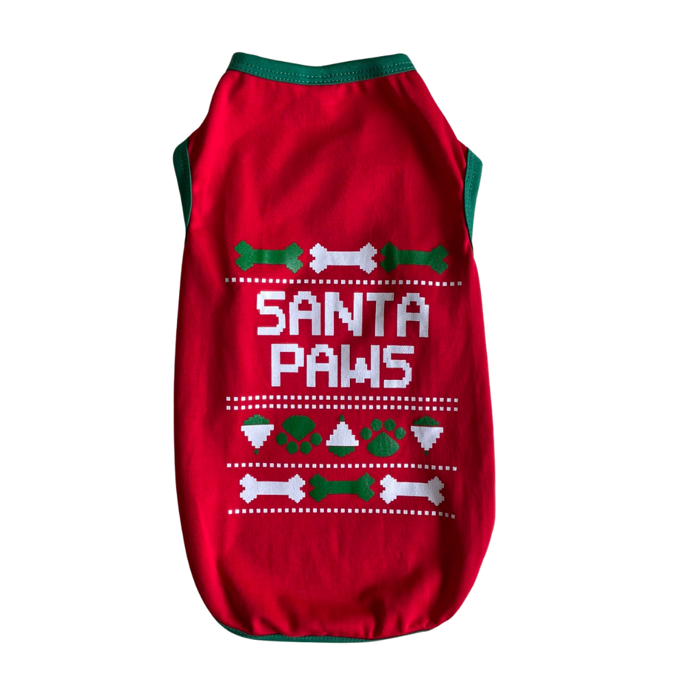 polo de navidad santa claus para perros