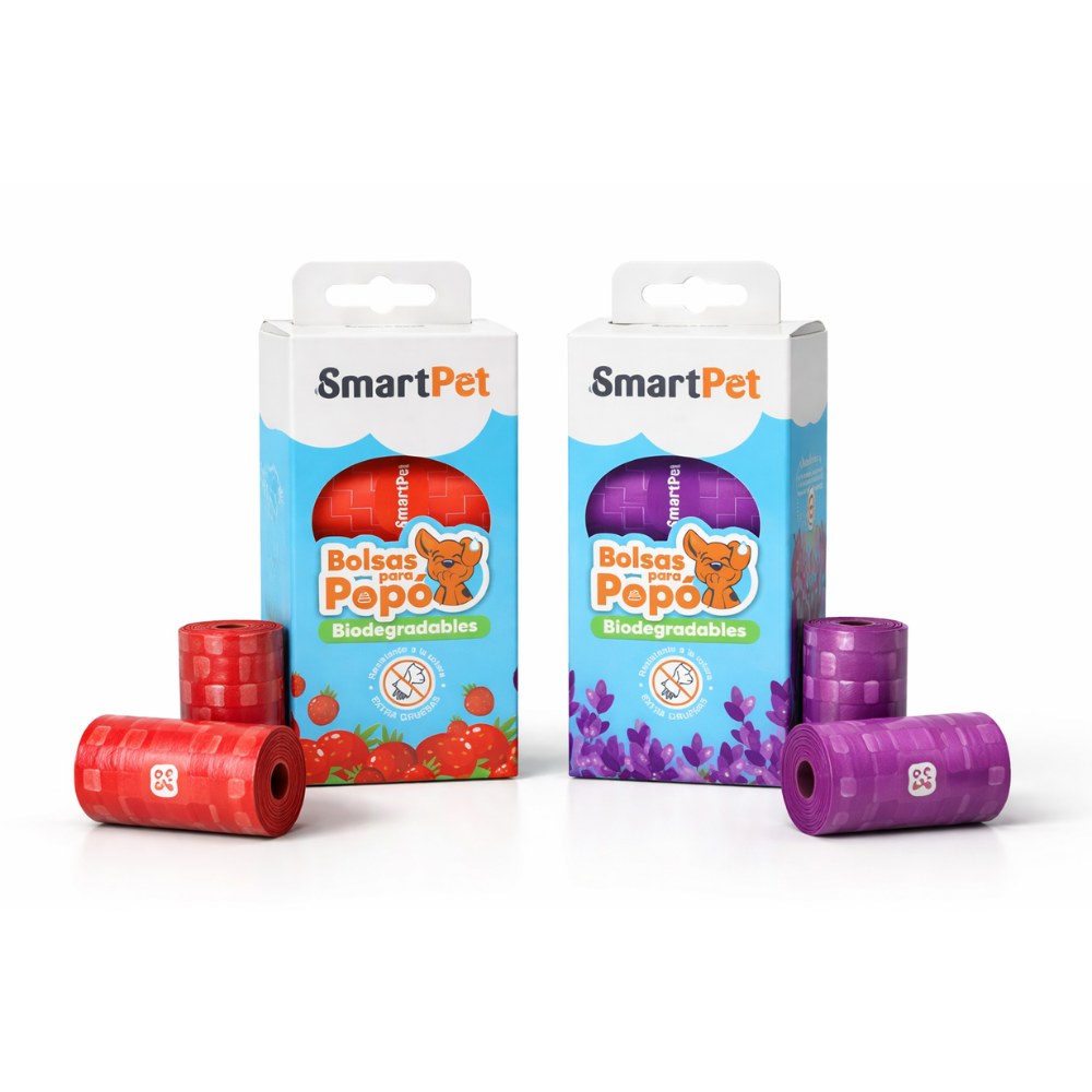 smart pet bolsas biodegradables aroma 4 rollos mascotas