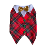 Smokin Escoces Navideño para Mascotas (1) Esmoquin de Navidad Escocés para Mascotas