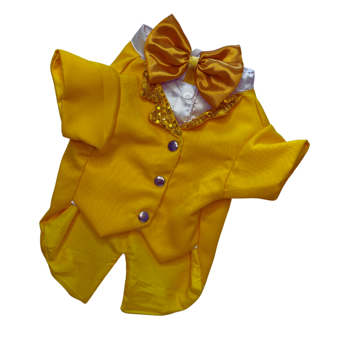 esmoquin de año nuevo para perros