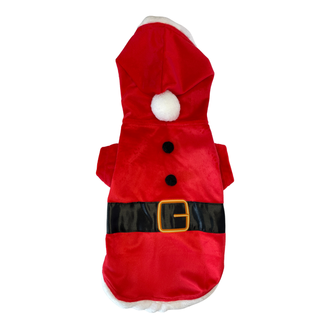 polo de navidad papa noel para mascotas