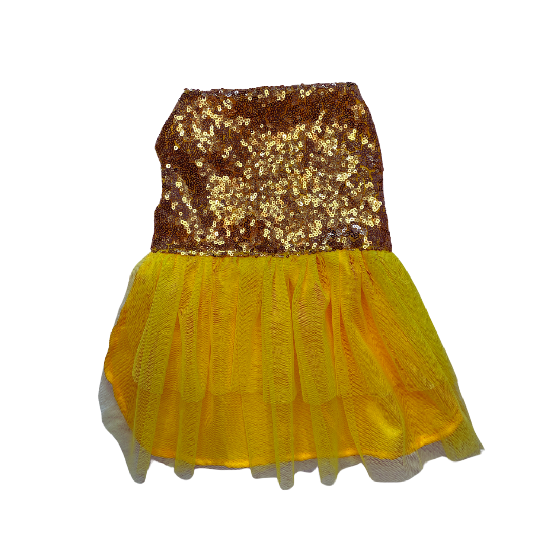 vestido de gala de año nuevo para mascotas