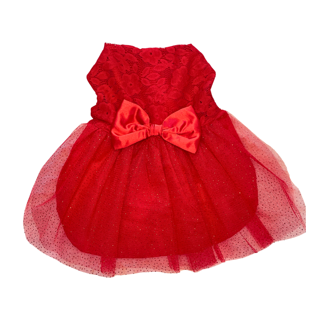 vestido de gala de navidad para perros