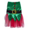 Starks Vestido de Navidad Duendecilla para Mascotas vestido de navidad para perros