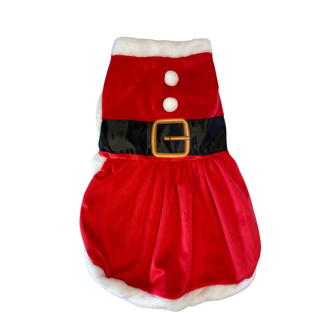 vestido de navidad mama noel para mascotas