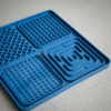 Tapete de Silicona Para Lamer Comida Antiansiedad para Mascotas Azul 21CM - Thumbnail Image 3
