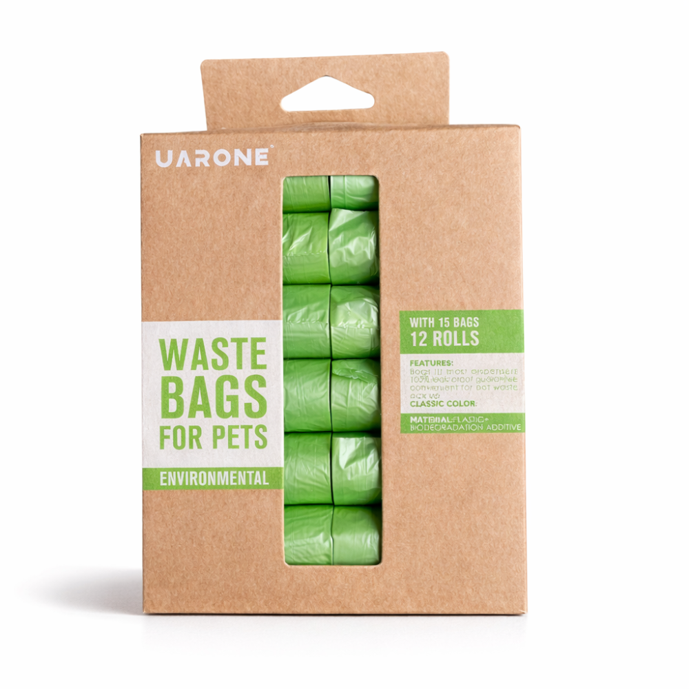 Uarone bolsas biodegradables mascotas 12 rollos