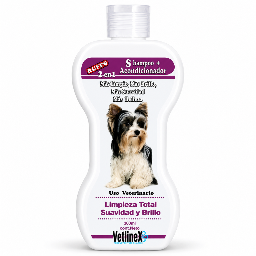 Vetlinex Shampoo Acondicionador 2 en 1 para Perros 300 ml - Imagen 1