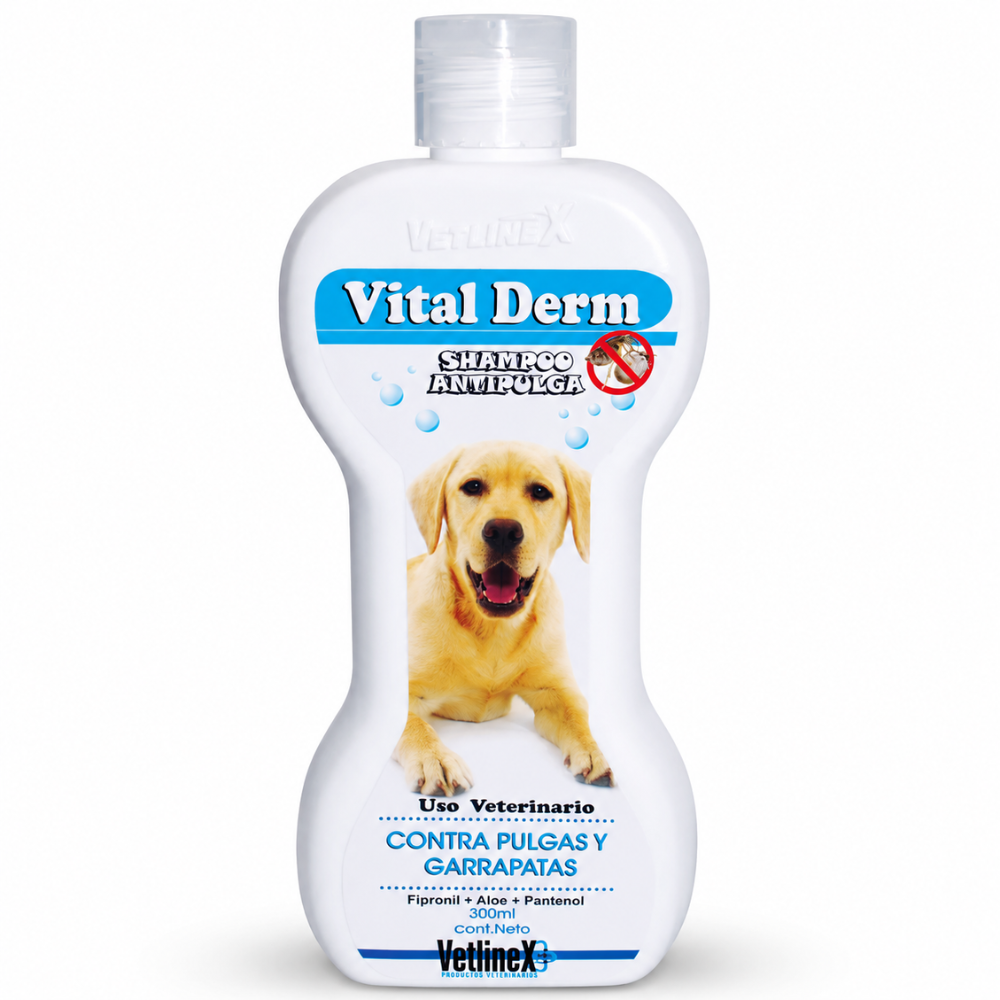 Shampoo Antipulgas para Perros Vetlinex 300 ml