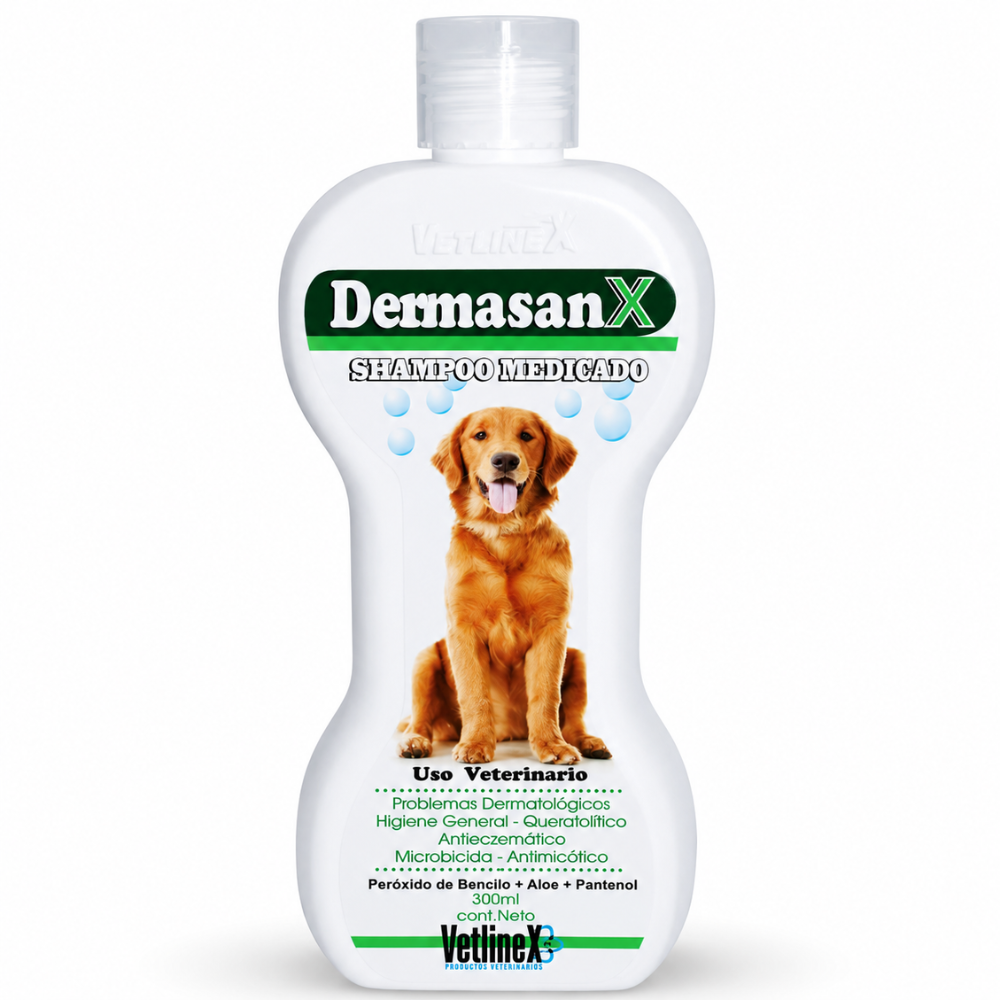 Vetlinex Shampoo Dermatológico Medicado para Perros 300 ml - Imagen 1